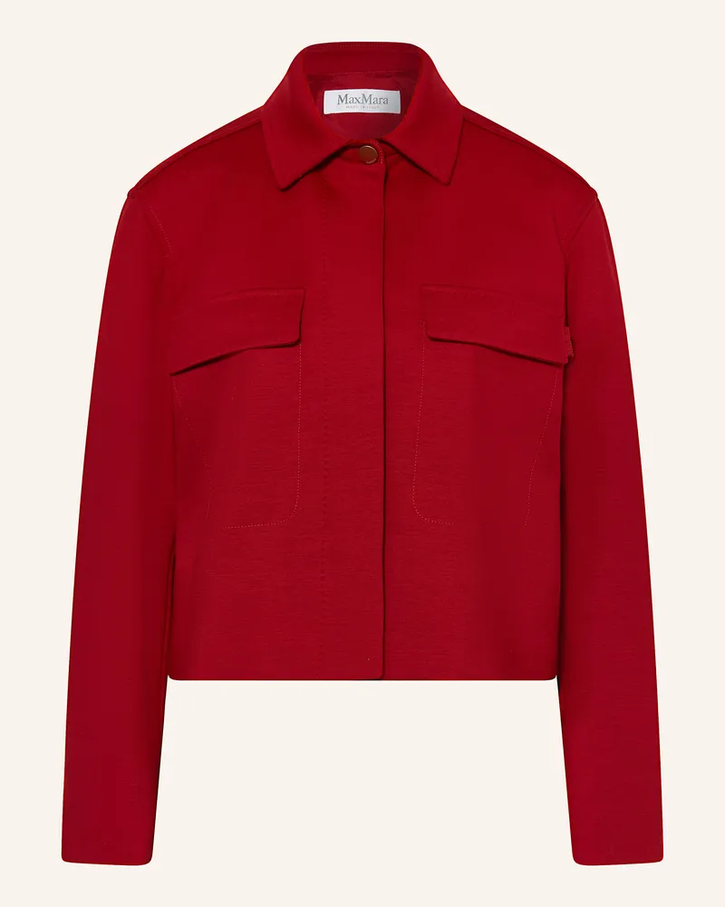 Max Mara Jacke TALAMO Dunkelrot