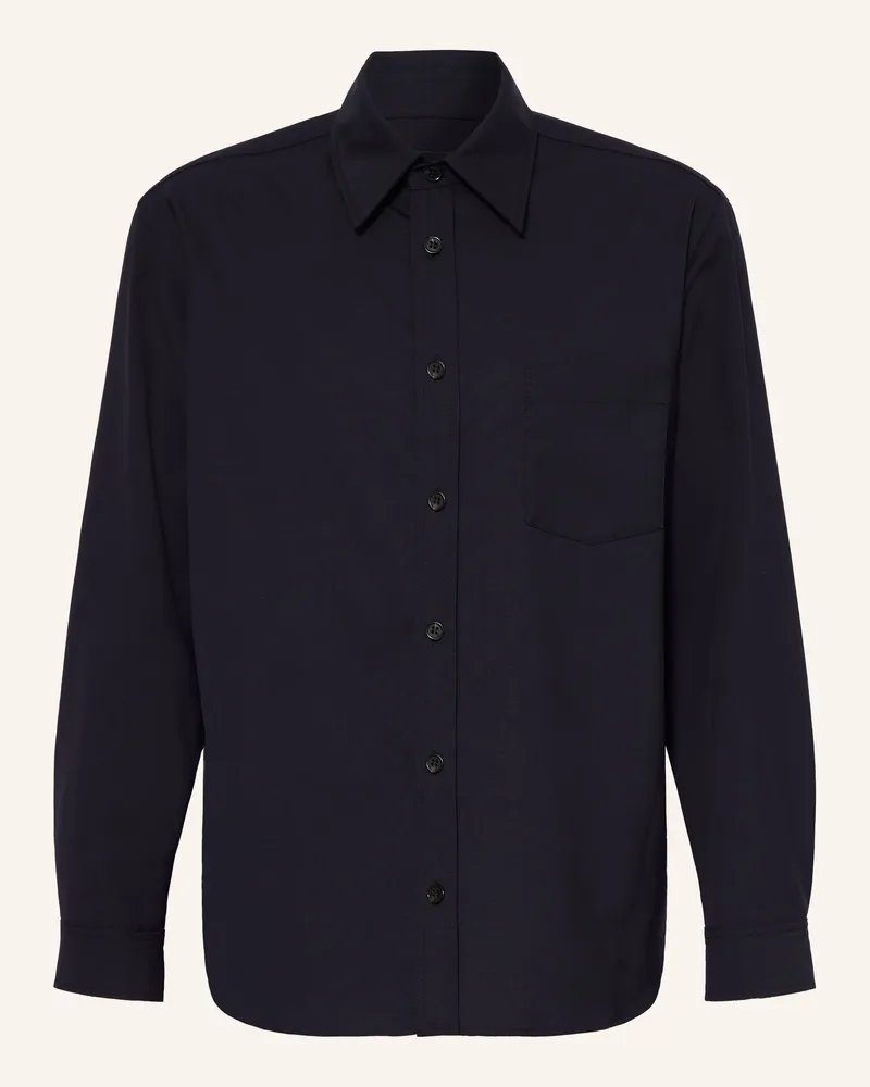 A.P.C. Hemd Surchemise Malaury Comfort Fit blau Dunkelblau