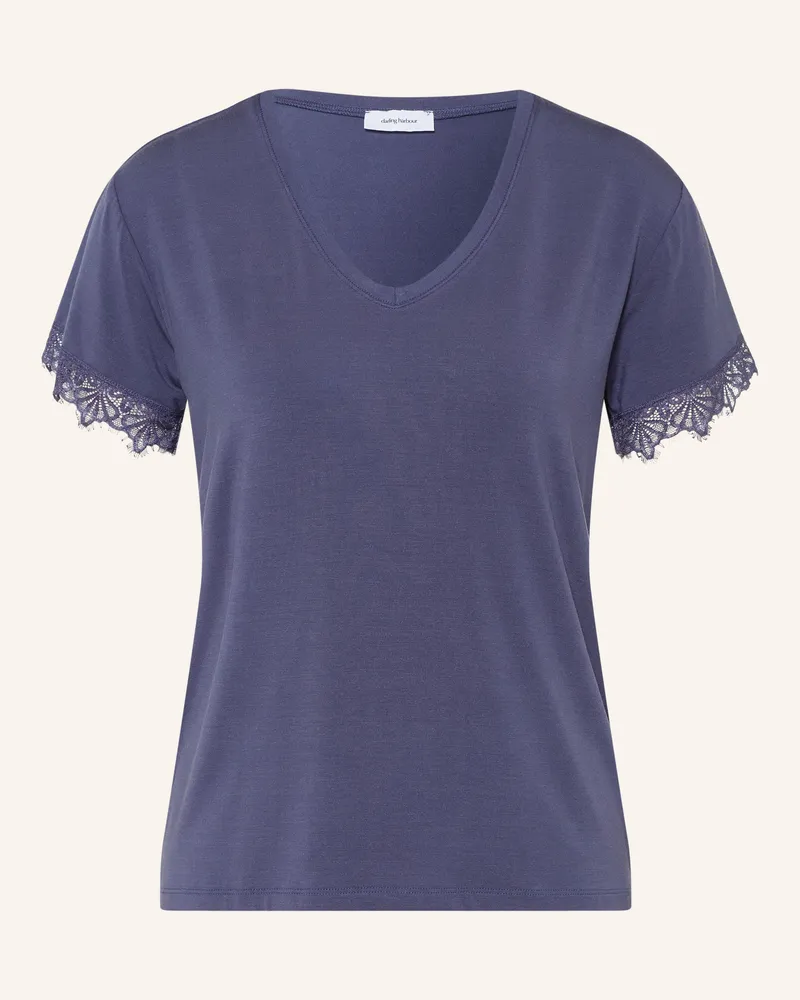 Darling Harbour Schlafshirt blau Blaugrau