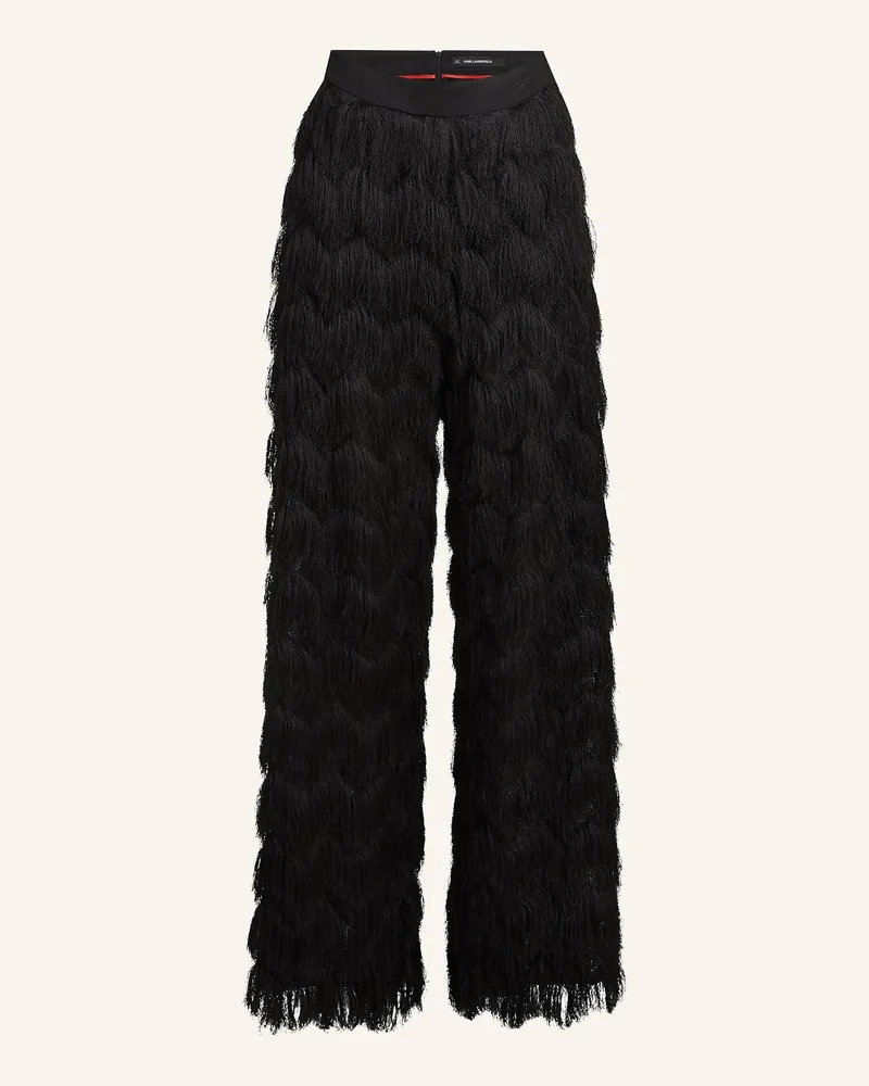 Karl Lagerfeld Hose Schwarz