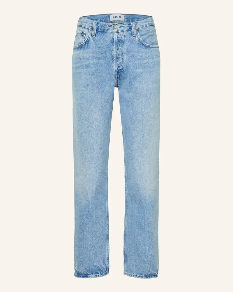 AGOLDE Straight Jeans Romney blau Sram