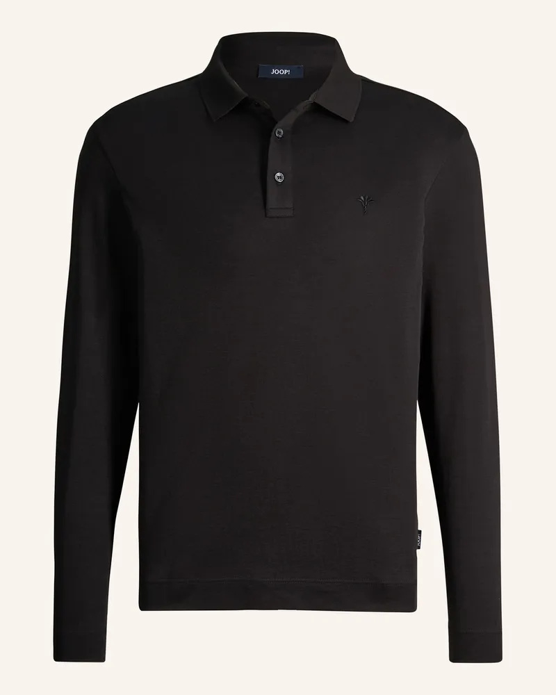 JOOP! Langarm-Poloshirt Modern Fit schwarz Schwarz