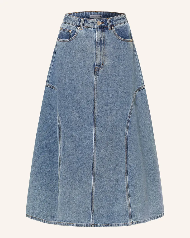 Mrs & HUGS Jeansrock blau Mid