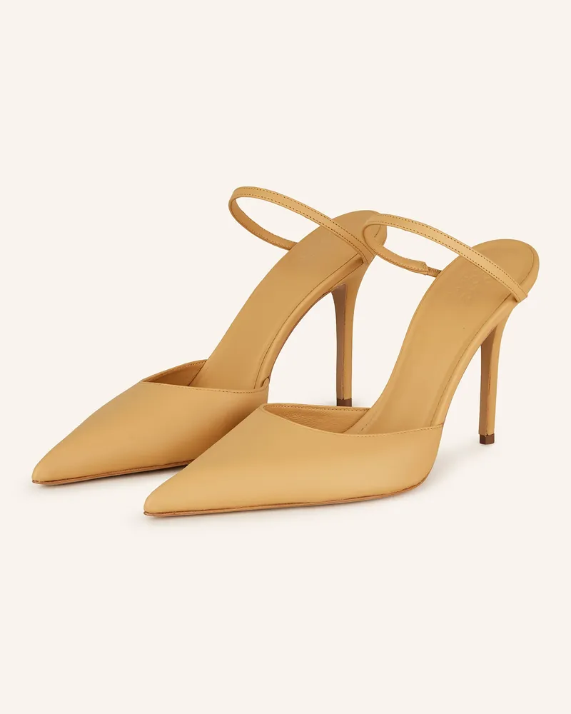 Gia Borghini Mules Cognac