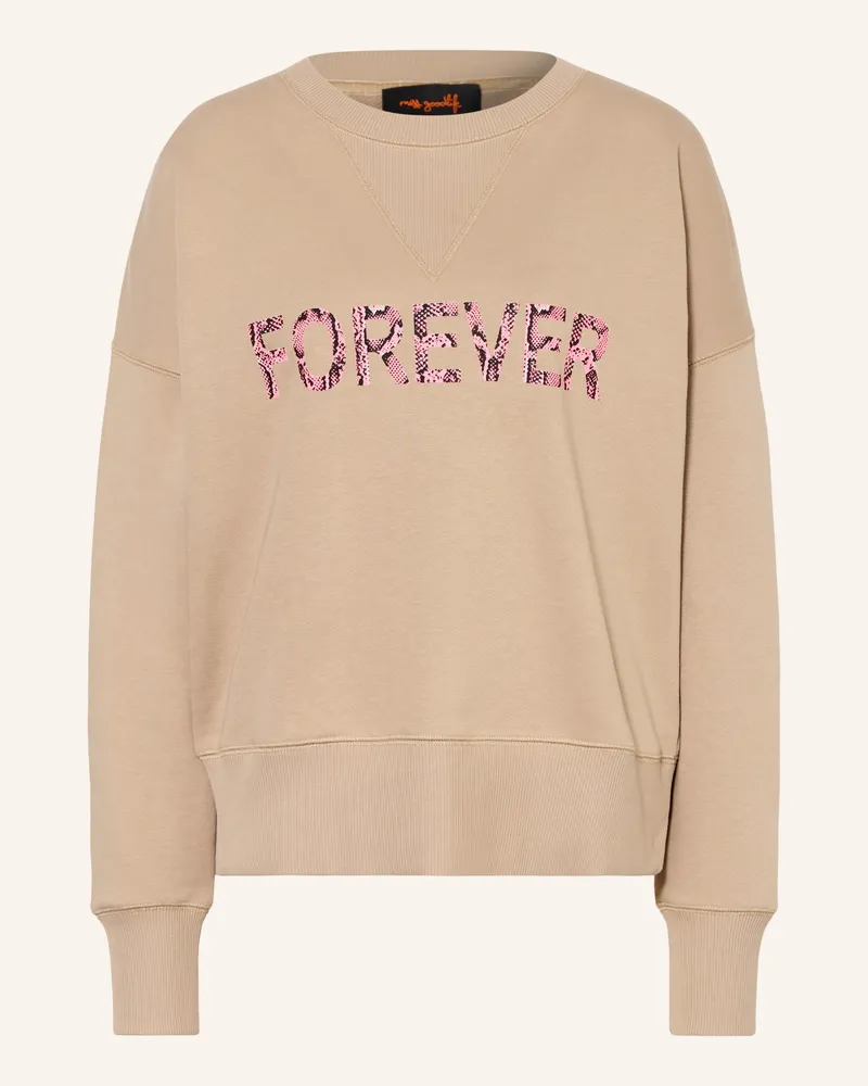 Miss Goodlife Sweatshirt Hellbraun