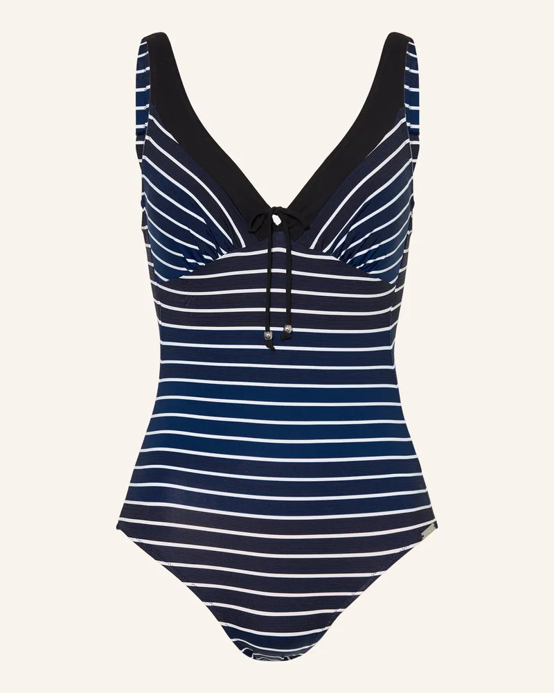 Charmline Shape-Badeanzug BLUE ILLUSION Weiss