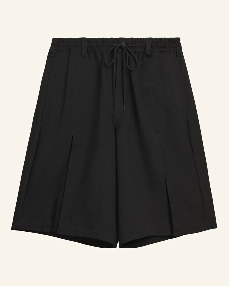 Y-3 Y-3 SPORT UNIFORM SHORTS MIT FALTEN Schwarz