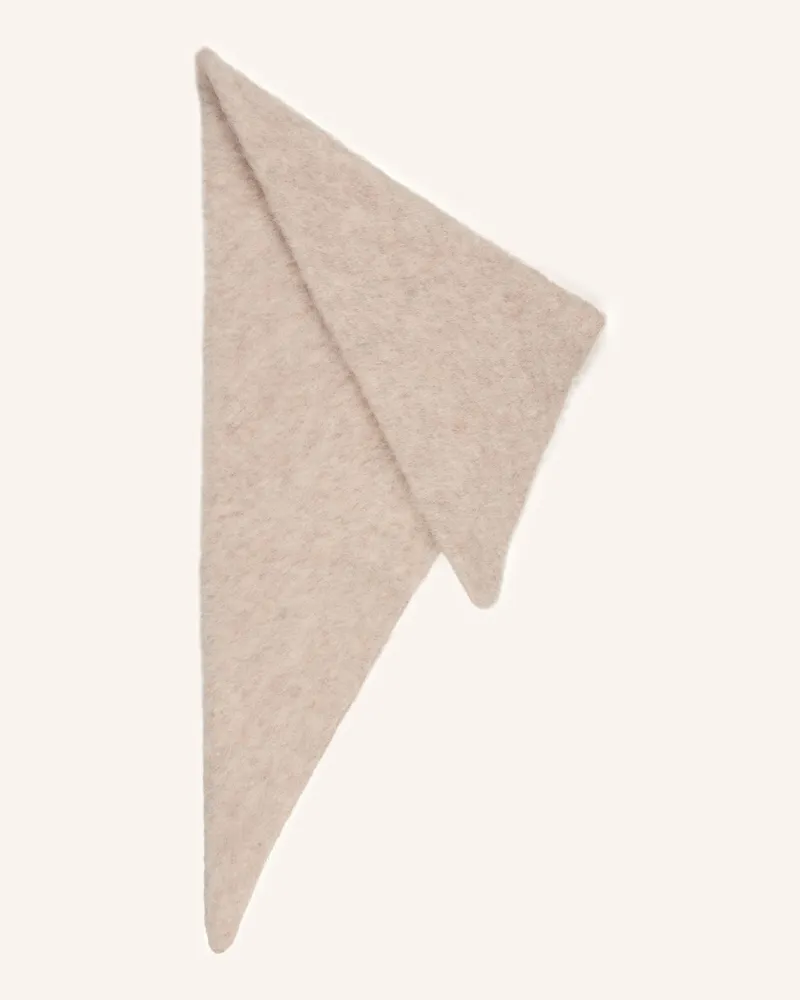 Mrs & HUGS Schal Mit Alpaka beige Hellbraun