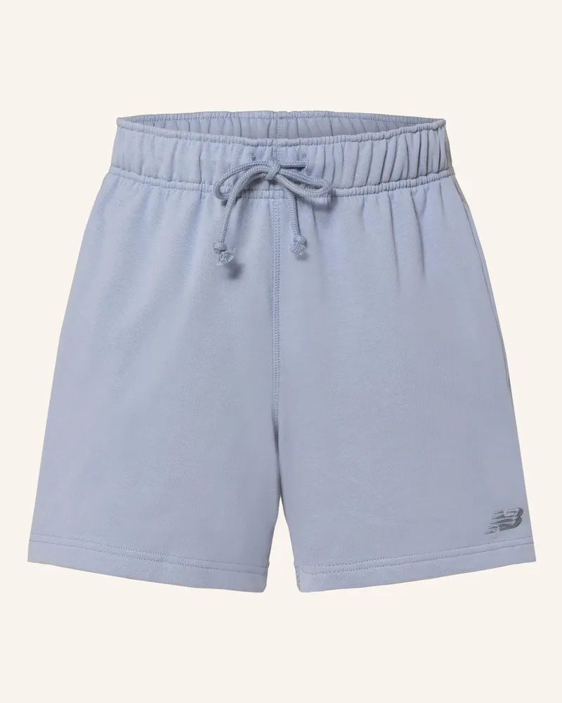 New Balance Sweatshorts blau Hellblau