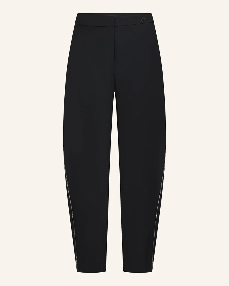 Karl Lagerfeld Hose schwarz Schwarz
