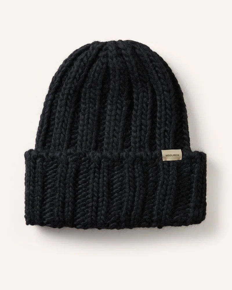 Woolrich Mütze Schwarz