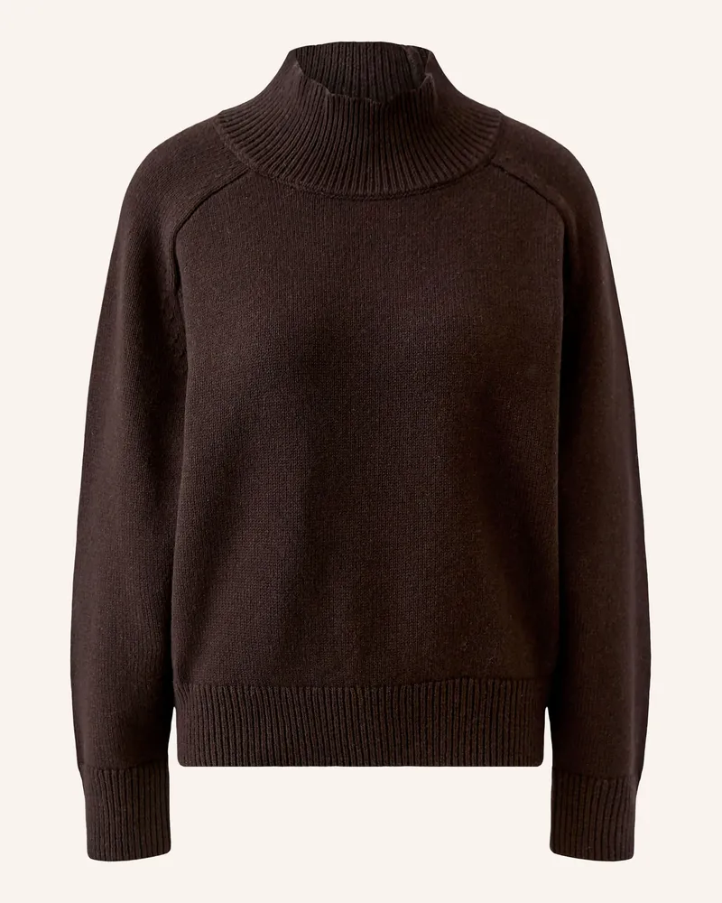 Oui  Pullover braun Dunkelbraun