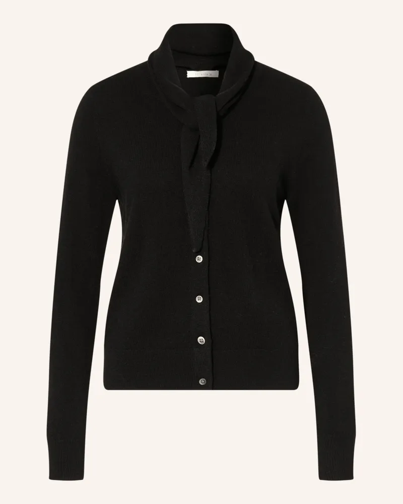 lilienfels Strickjacke Aus Cashmere schwarz Schwarz