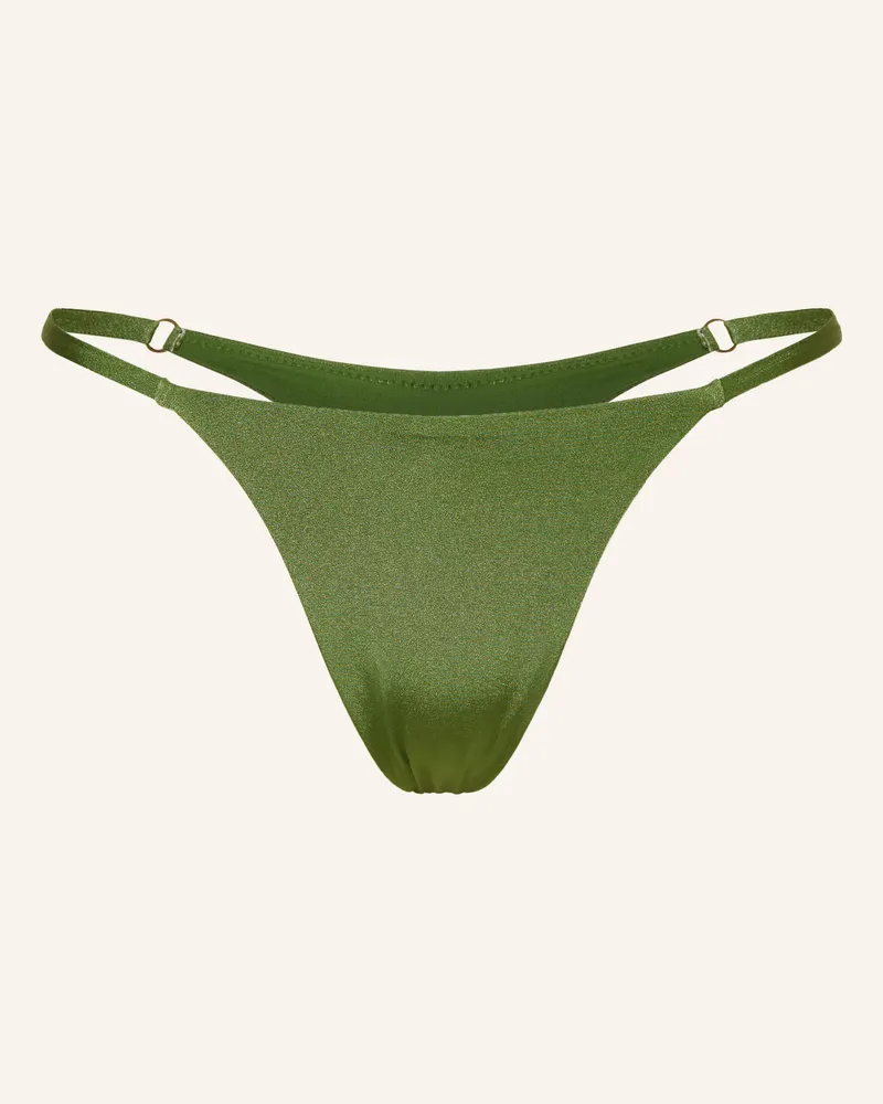 watercult Triangel-Bikini-Hose Crafted Essentials gruen Oliv