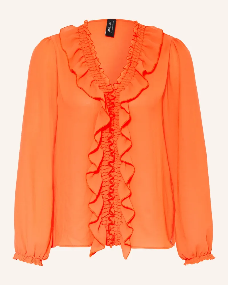 Marc Cain Bluse Mit Rüschen Und Volants rot 223