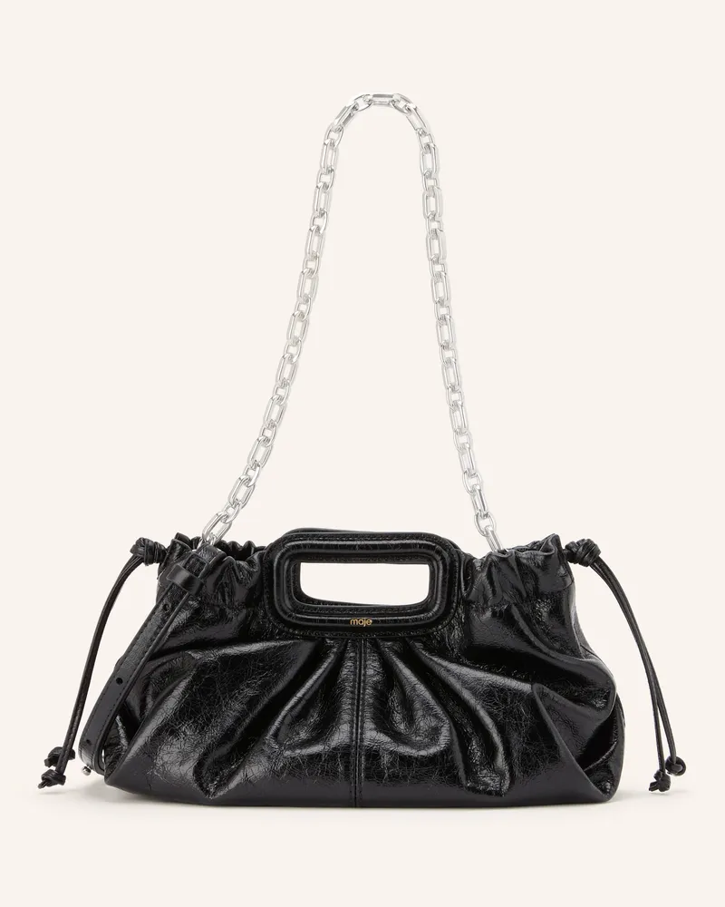 Maje Handtasche schwarz Schwarz