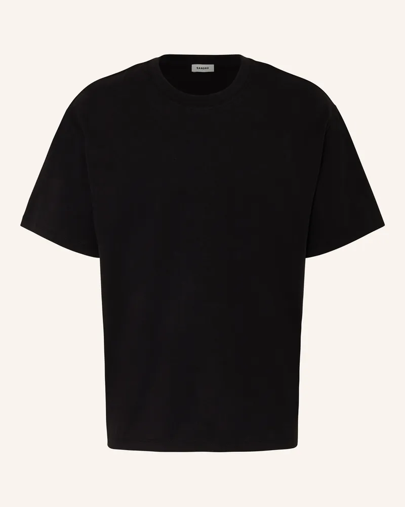 Sandro T-Shirt Schwarz