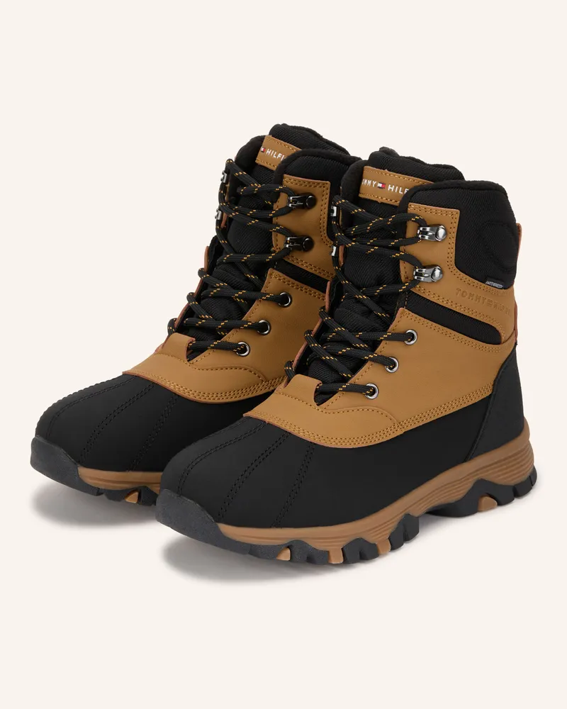 Tommy Hilfiger Schnürboots schwarz Schwarz