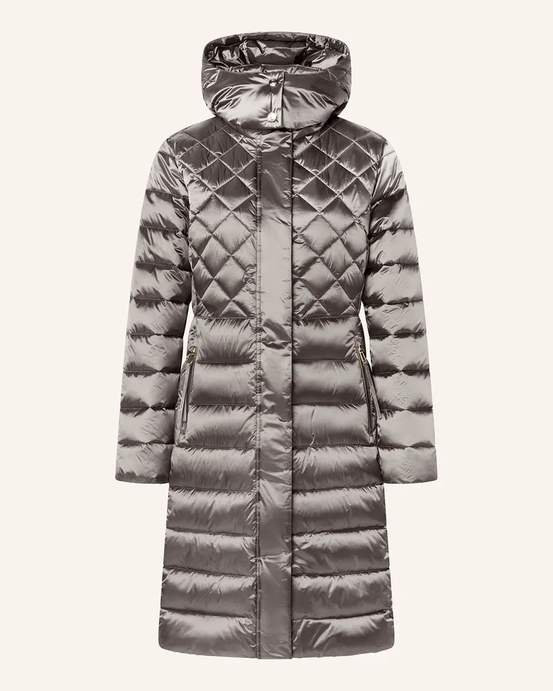 JOOP! Steppmantel CONSTANCE mit abnehmbarer Kapuze Grau
