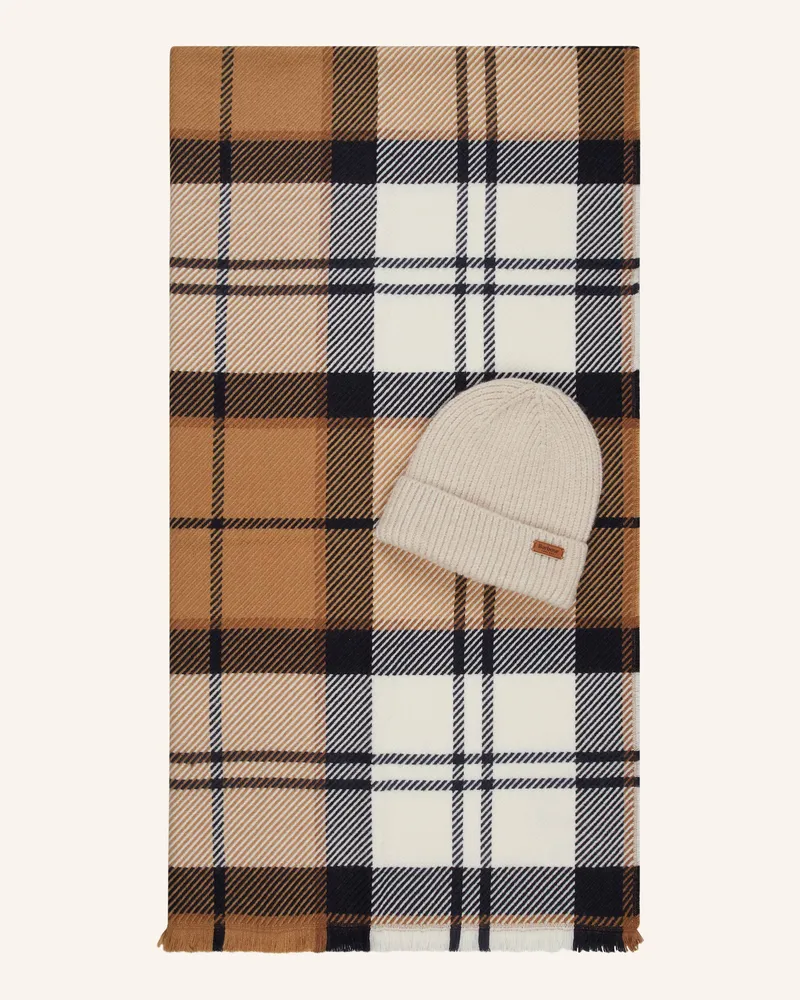 Barbour Set PENDLE: Schal und Mütze Br52