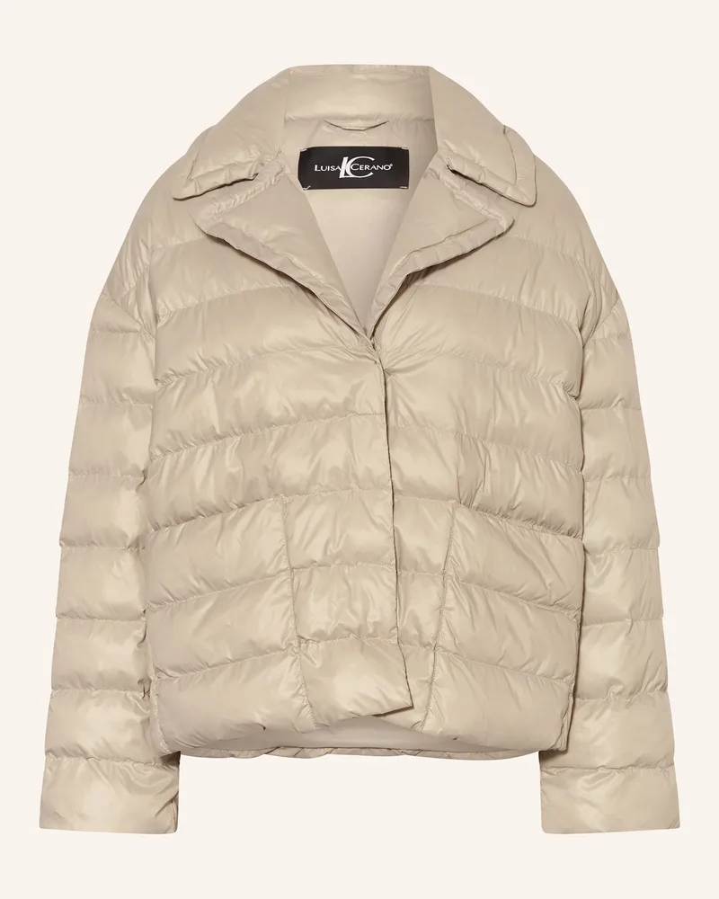 Luisa Cerano Steppjacke Hellgrau