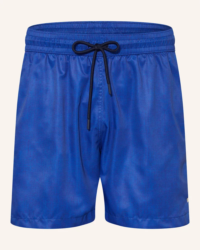 120% Lino Badeshorts Blau