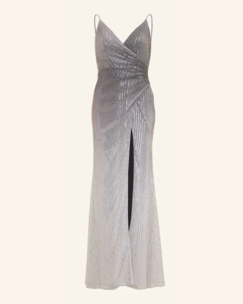 Laona Kleid SEQUIN OMBRE DRESS Silber