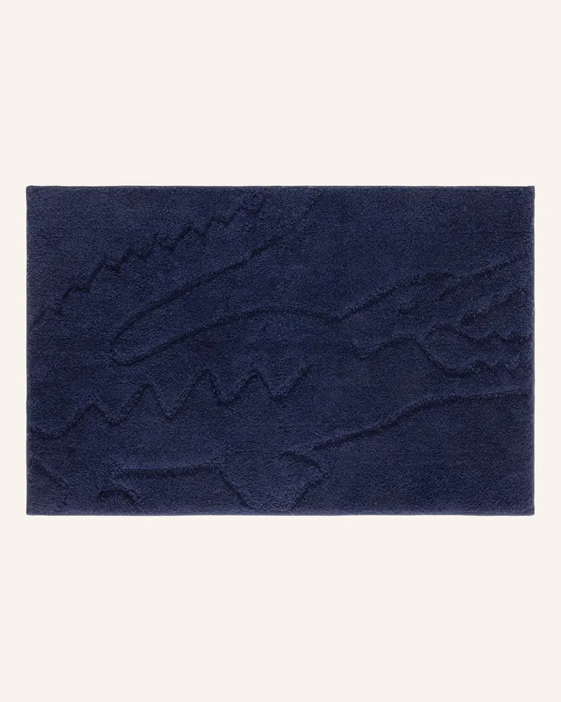 Lacoste Badematte Lheritag blau Dunkelblau