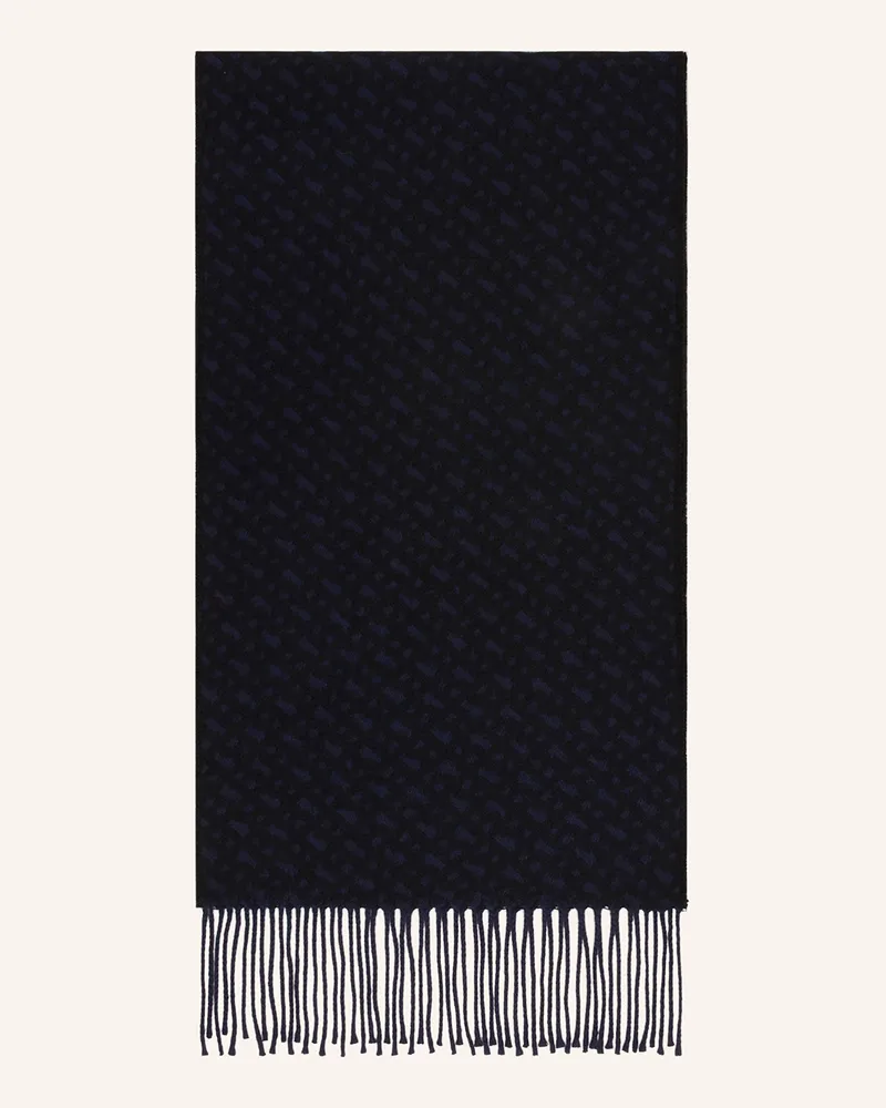 HUGO BOSS Schal Naster blau Dunkelblau