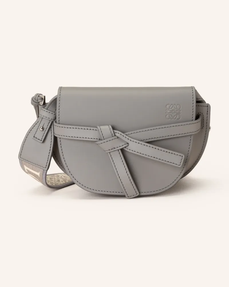 Loewe Umhängetasche MINI GATE DUAL Grau