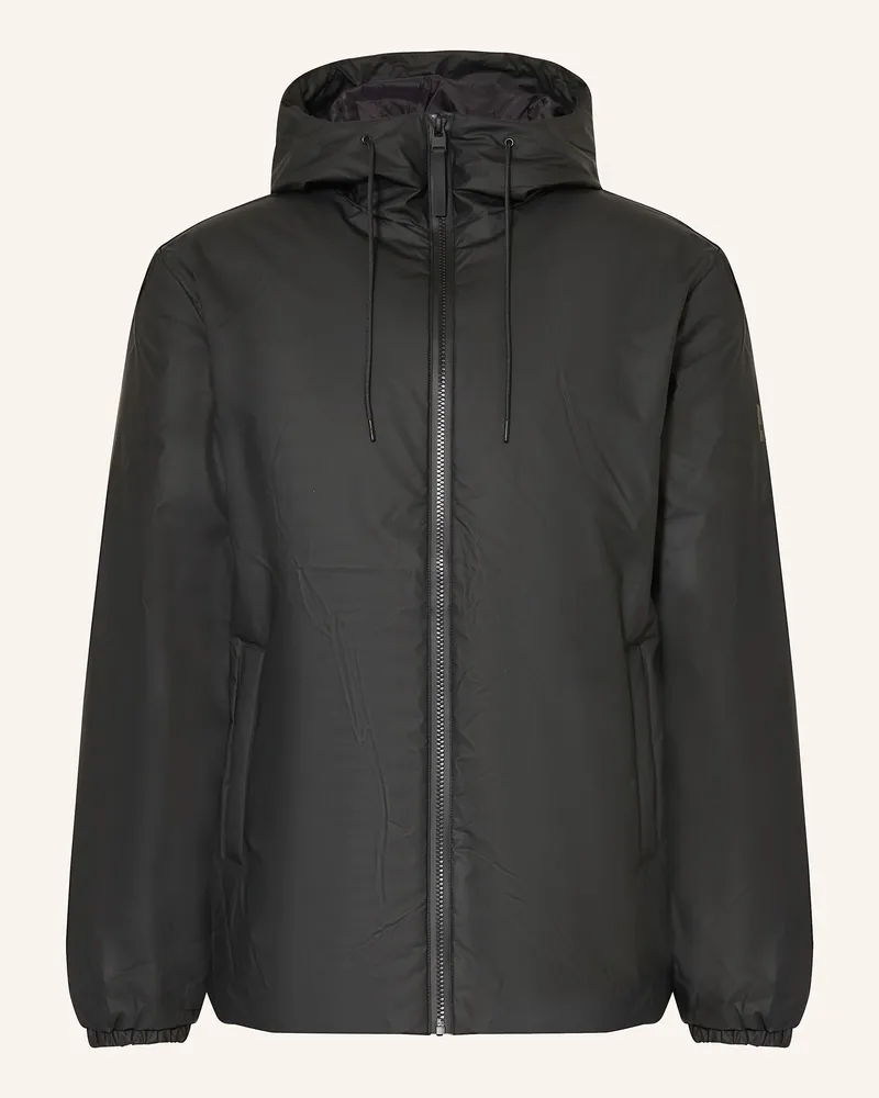 RAINS Regenjacke LOHJA LONG Schwarz