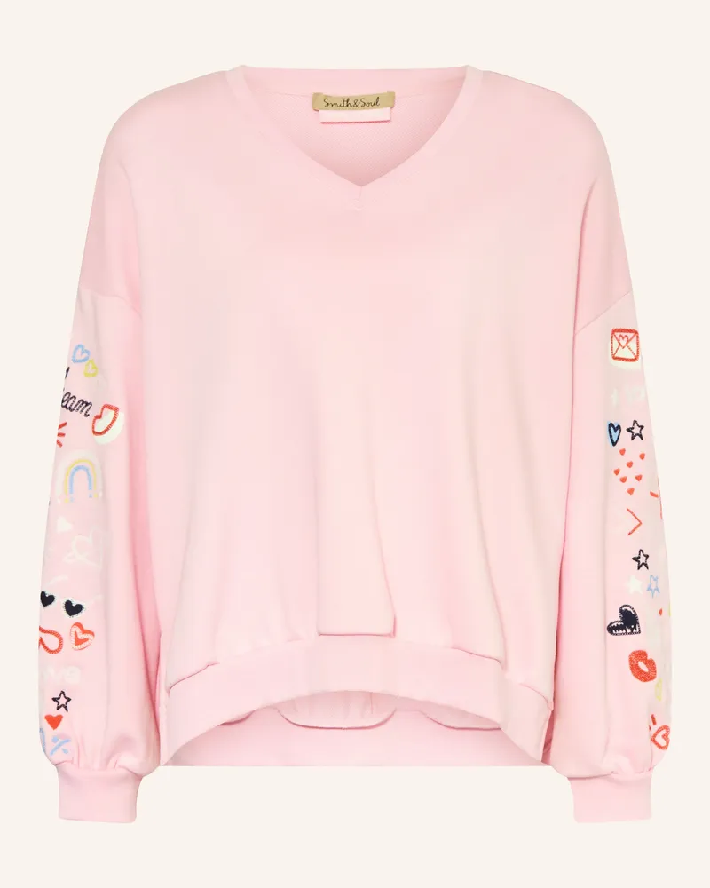 Smith & Soul Oversized-Sweatshirt pink Rosa