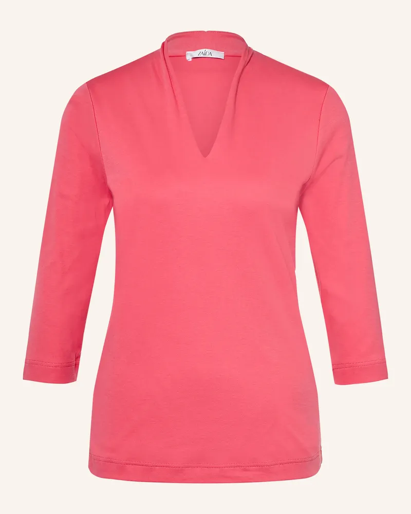 ZAíDA Shirt Mit Kelchkragen pink Pink