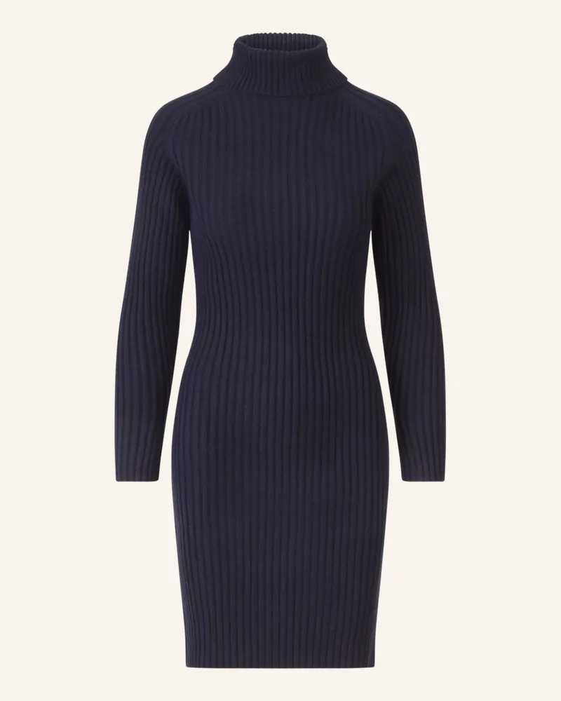 Apart Rippenstrickkleid Dunkelblau