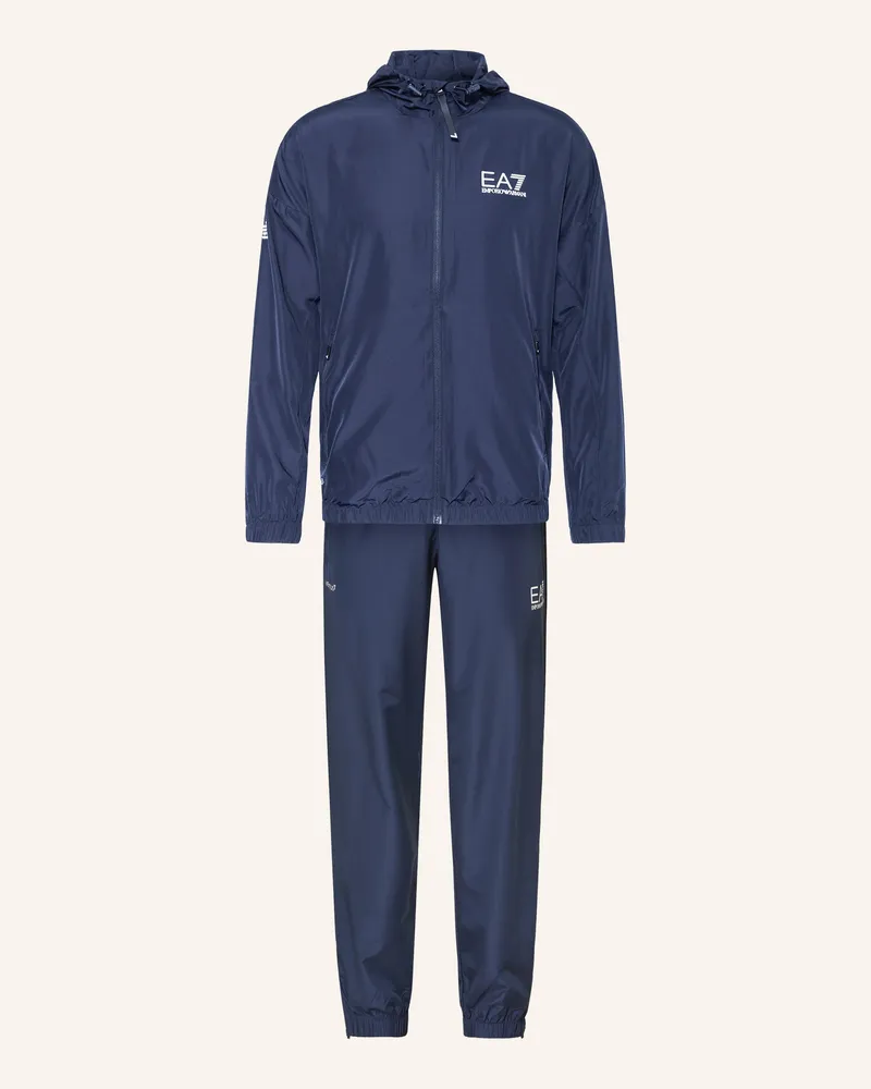 EA7 Trainingsanzug blau Dunkelblau