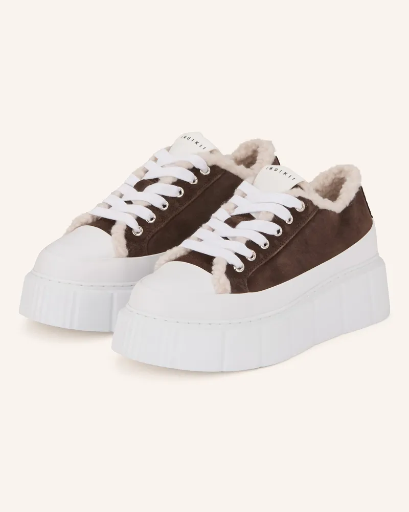 INUIKII Sneaker MATILDA CURLY Dunkelbraun