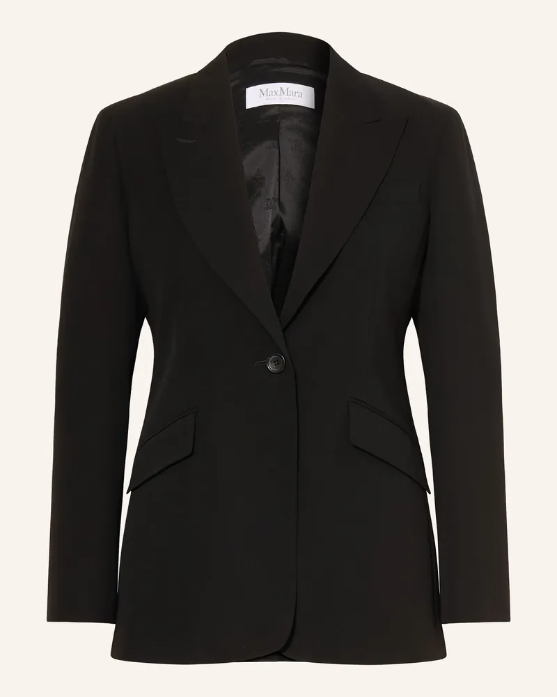 Max Mara Blazer Svelto schwarz Schwarz