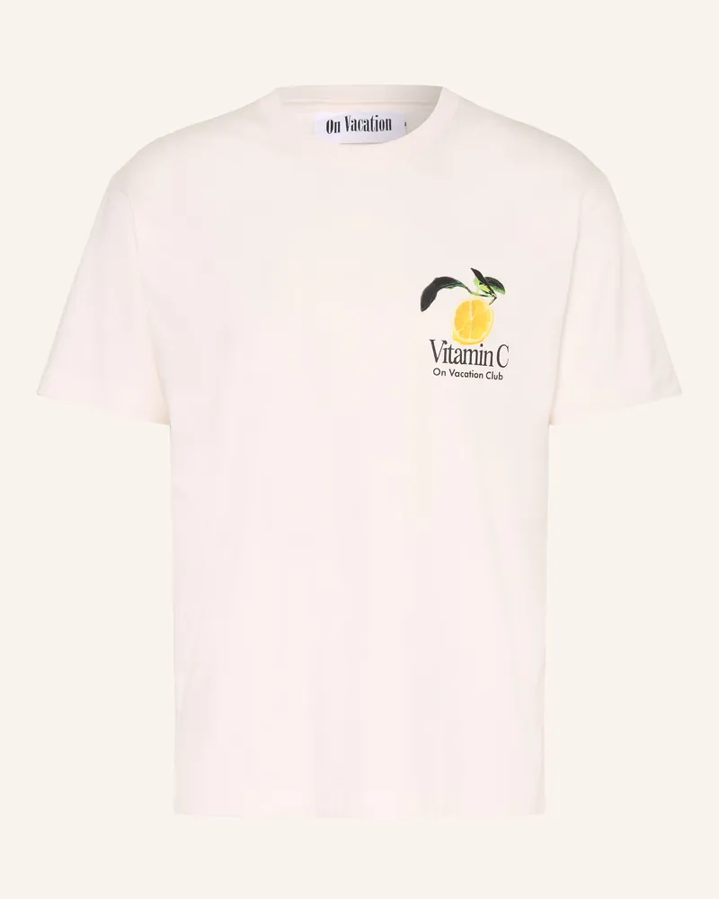 On Vacation T-Shirt Weiss