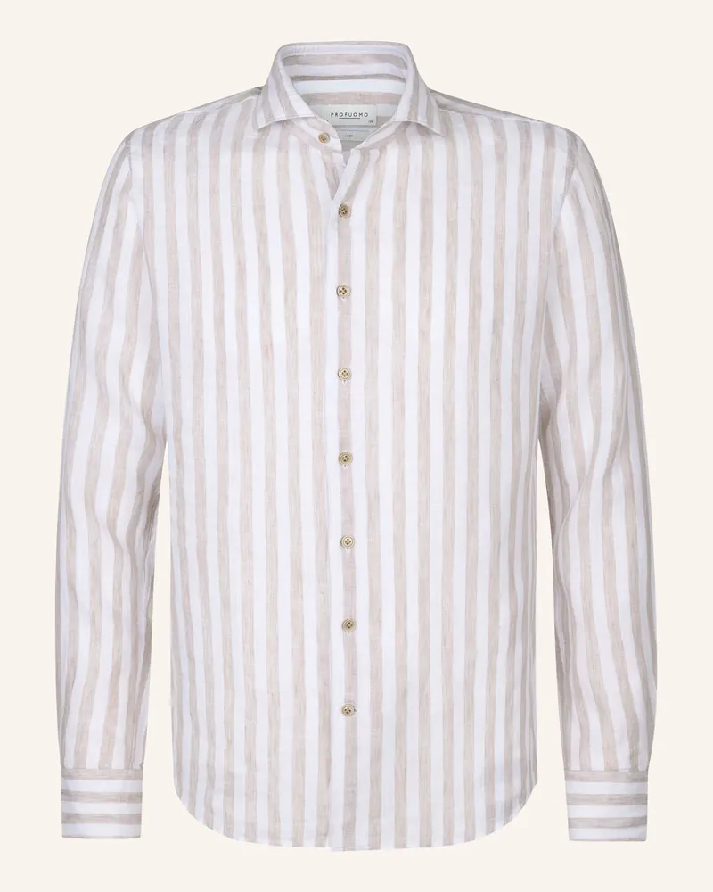 Profuomo Hemd beige Beige