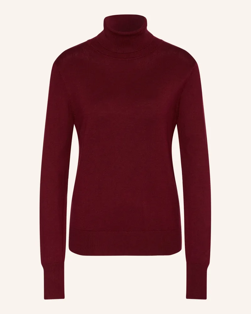 Darling Harbour Rollkragenpullover rot Wine