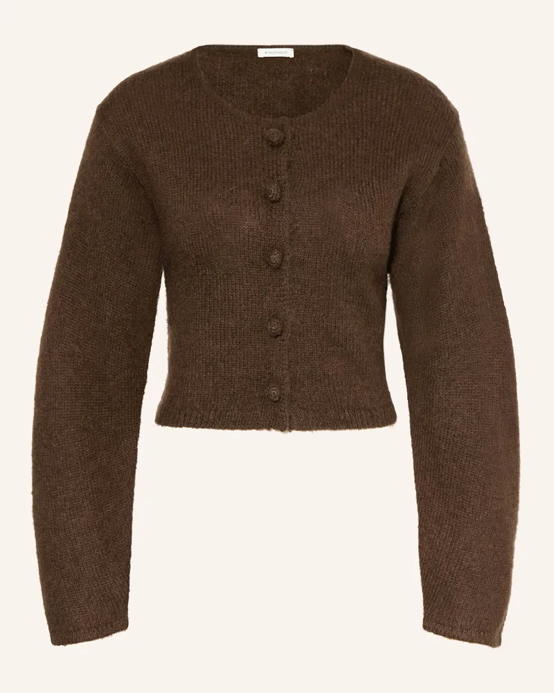 By Malene Birger Strickjacke ZHAREA mit Mohair Dunkelbraun