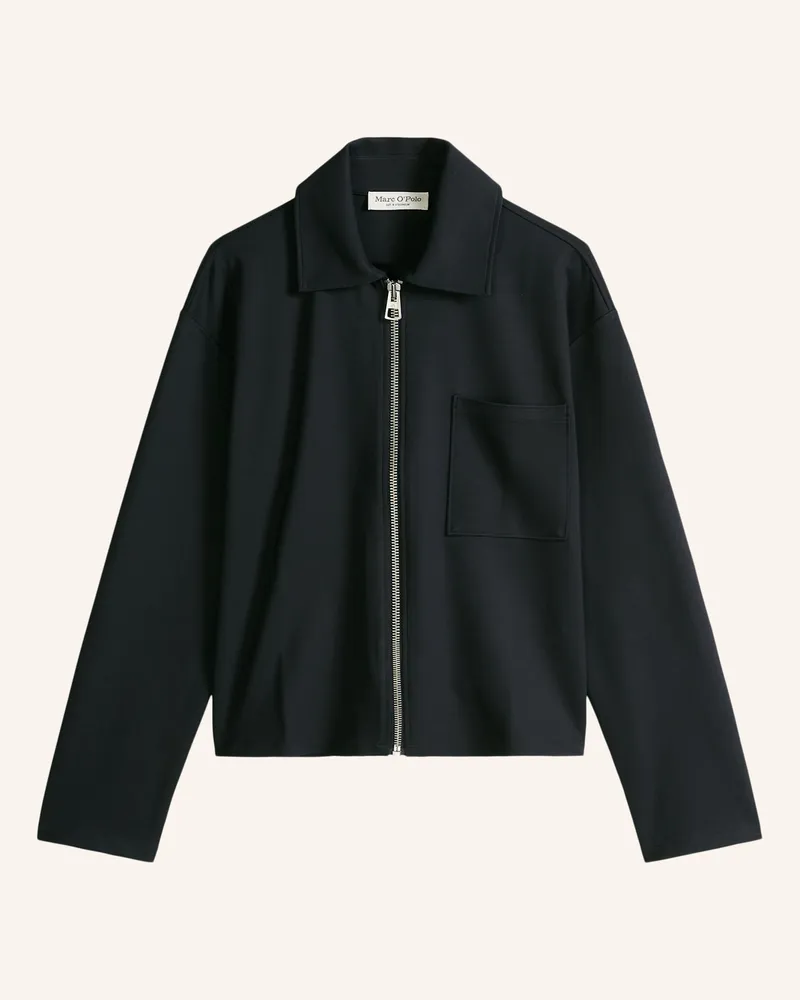 Marc O'Polo Jersey-Jacke blau Dunkelblau