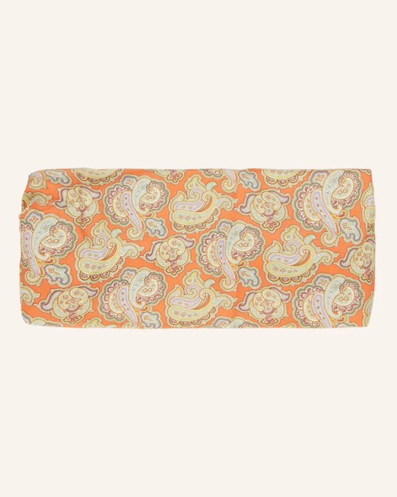 Etro Haarband aus Seide Orange