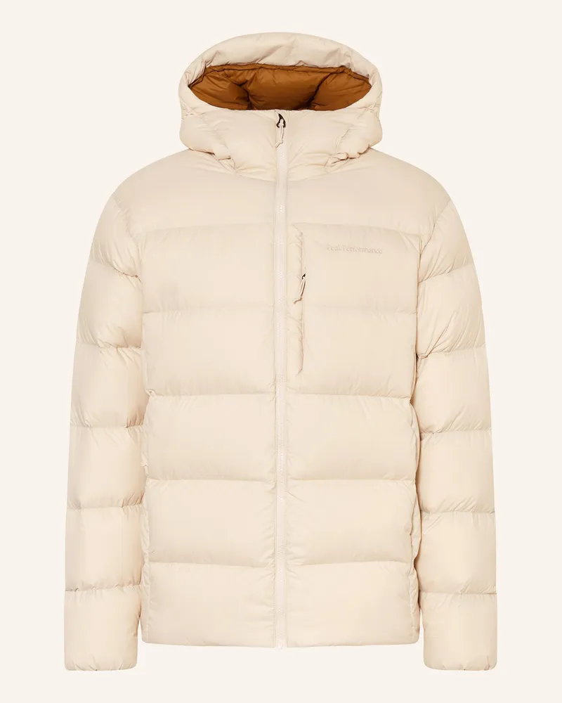 Peak Performance Daunenjacke Frost beige Creme