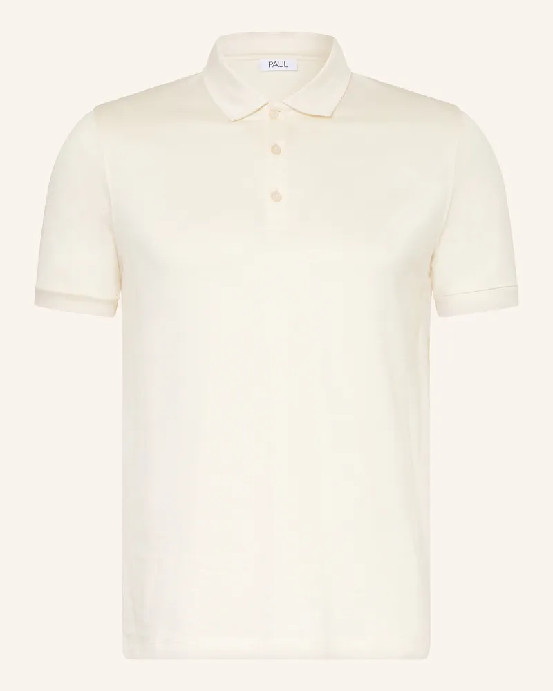 paul Jersey-Poloshirt Ecru