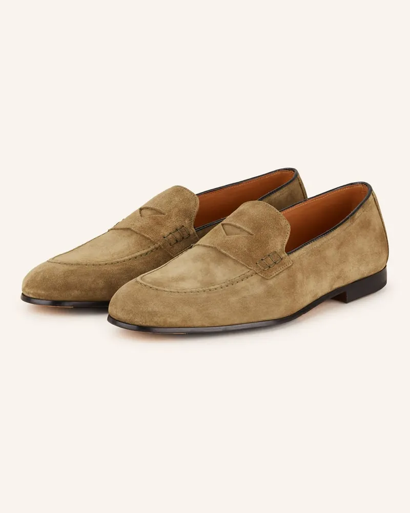 Doucal´s Penny-Loafer ADLER - OLIV Gruen