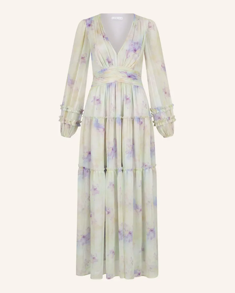 CLAIRE LUISE Abendkleid Langärmlig Grün