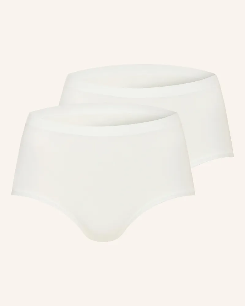 Sloggi 2er-Pack Taillenslips Go Sense weiss Weiss