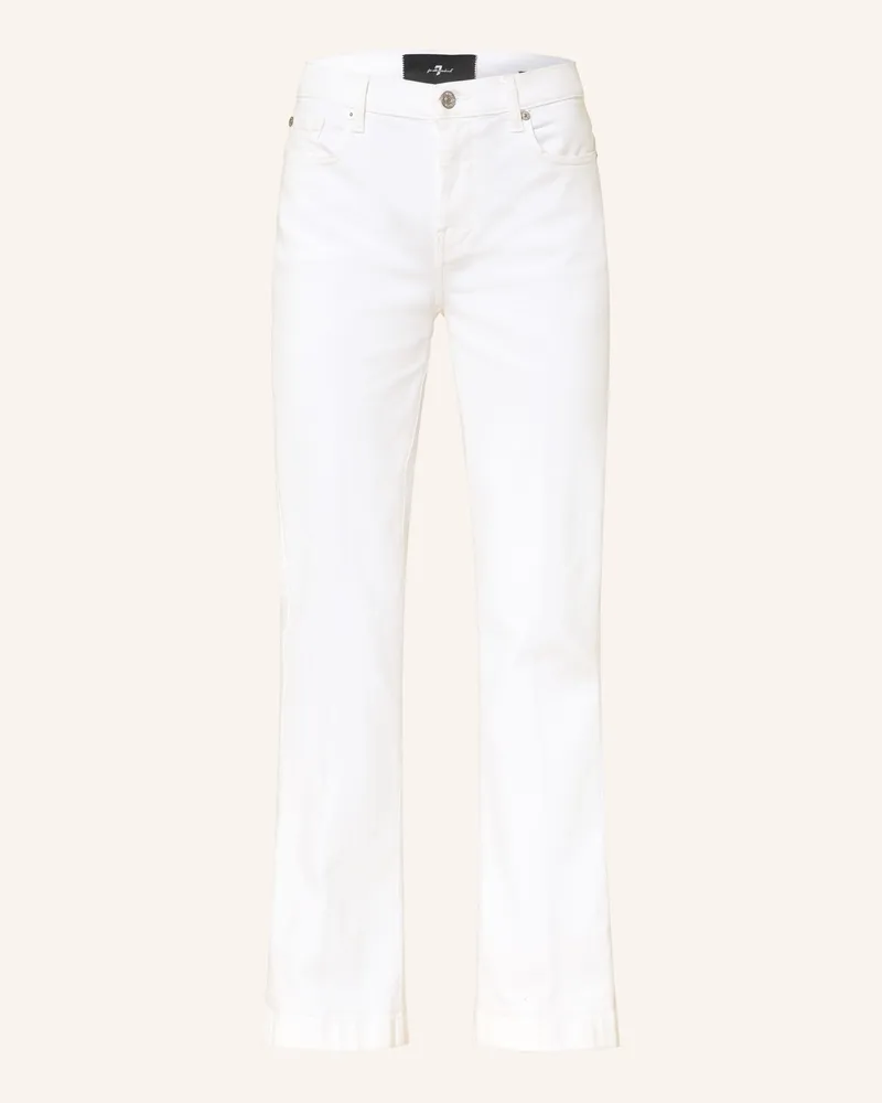7 for all mankind Flared Jeans Dojo Tailorless weiss Smw