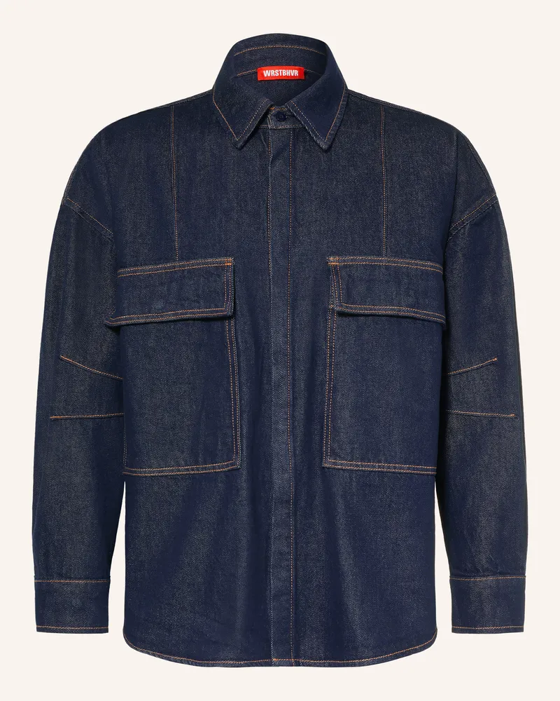 WRSTBHVR Jeans-Overshirt Bets v2 blau 5073